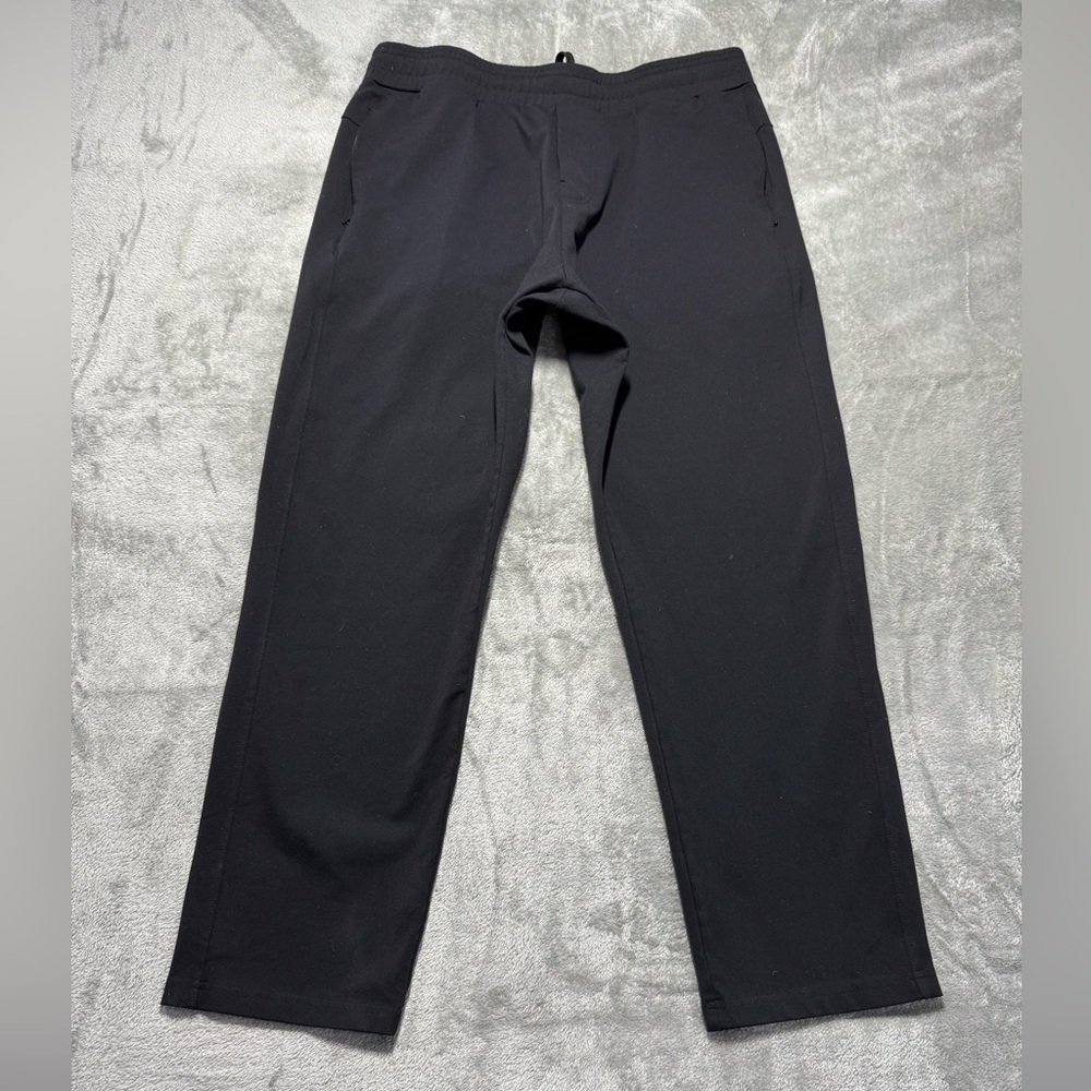 Public Rec Daymaker Pants Mens 36x30 Black Sweatpants Athletic Zip Pockets
